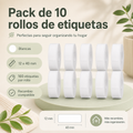 Pack de 10 rollos de etiquetas Labelly